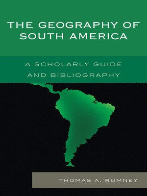 cover image of The Geography of South America